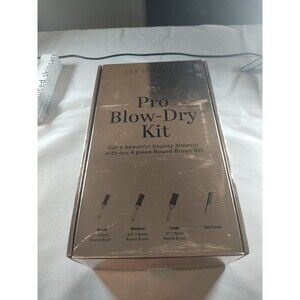Lily England Pro Blow Dry Kit Hairstyling Brushes And Comb New In Box Hair